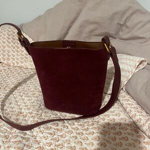 Burgundy crossbody bag